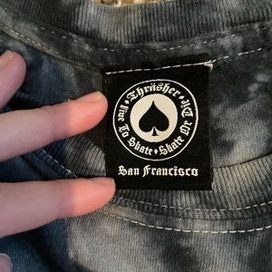 Thrasher tie dye shirt